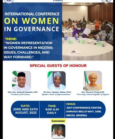 WIG: NILDS Convenes Women in Governance Conference on August 23-24″